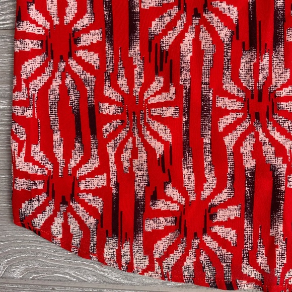 Sans Souci Red Blouse Tank Top - Medium - Picture 5 of 7